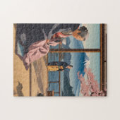 日本のセレニティ：お茶と富士山パズル ジグソーパズル (横)