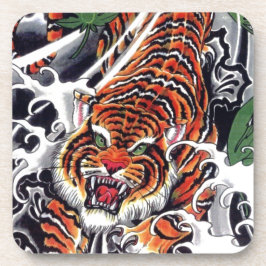 日本のタイガー&メープルデザイン コースター