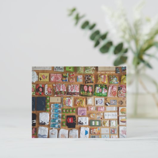 日本のチョコレート、お菓子、お土産の大量買い！日本からのポストカード ポストカード (スタンド正面)