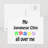 日本のチンウォークスデザイン ポストカード (正面/裏面)