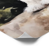 日本のチンドッグアートプリントポスター ポスター (角)