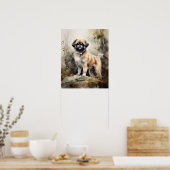 日本のチンドッグアートプリントポスター ポスター (キッチン)