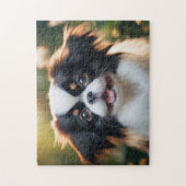 日本のチンドッグパズル – 様々なサイズ ジグソーパズル (縦)