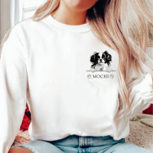 日本のチンドッグパーソナライズされたハンドスケッチ