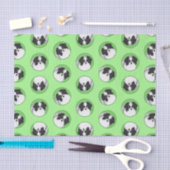 日本のチンパピーの絵を描オリジナルペットドッグアート 薄葉紙 (クラフト)