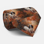 日本のチン紅葉秋インスパイア ネクタイ (ロール)