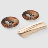 日本のチン紅葉秋インスパイア ハンドファン (組立なし)