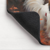 日本のチン紅葉秋インスパイア マウスパッド (コーナー)