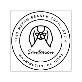 日本のチン/ペキン差出人住所スタンプ セルフインキングスタンプ