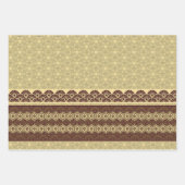 日本のテーマパターン ラッピングペーパーシート (正面)