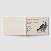 日本のテーマ結婚のゲストブック ゲストブック (全面)