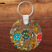 日本のテーマ キーホルダー (正面)