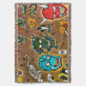 日本のテーマ スローブランケット (正面縦)