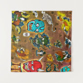 日本のテーマ タペストリー (正面(横))