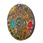 日本のテーマ ダーツボード (正面右)