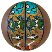 日本のテーマ バスケットボール (縦)