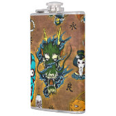 日本のテーマ フラスク (左)