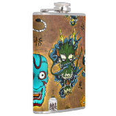 日本のテーマ フラスク (右)