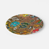 日本のテーマ ペーパープレート (アングル)