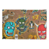 日本のテーマ 枕カバー (裏面)