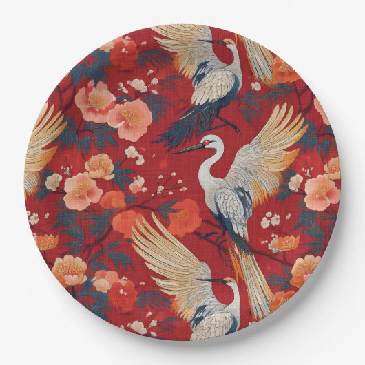 日本のデザインパーティー紙プレート ペーパープレート (正面)