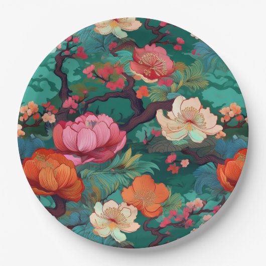 日本のデザインパーティー紙プレート ペーパープレート (正面)