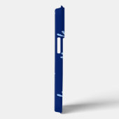 日本のトンフライ模様、コバルト、スカイブルー Case-Mate iPhoneケース (裏面 / 右)