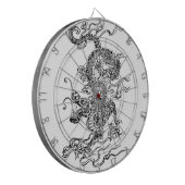 日本のドラゴン – スタイル ダーツボード (正面左)