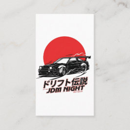 日本のドリフトカルチャーストリートレーシングの雰囲気 名刺
