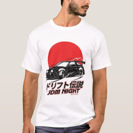 日本のドリフトカルチャーストリートレーシングの雰囲気 Tシャツ