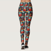 日本のハートバラバレンタインデー レギンス (裏面)