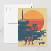 日本のビンテージ ポストカード (正面/裏面)