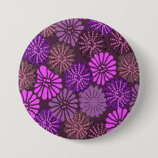 日本のピンクのボタン 缶バッジ