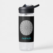 日本のフィットネス日本のと紋章 ウォーターボトル (左面)