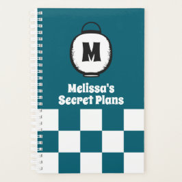 日本のフェスティバルランタンとイニシャル プランナー手帳