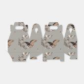 日本のフクロウの夜の木の切り飛んでいるの夜 フェイバーボックス (折り畳みなし)