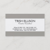 日本のフクロウの夜 月 木版画 飛ぶ夜 名刺 (裏面)