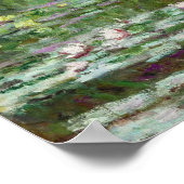 日本のフットブリッジクロードモネフランスのアート ポスター (角)