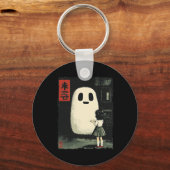 日本のフレンドリー幽霊不気味アニメハロウィーングラ キーホルダー (正面)