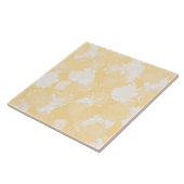 日本のフローラオレンジ色。 タイル (側面)