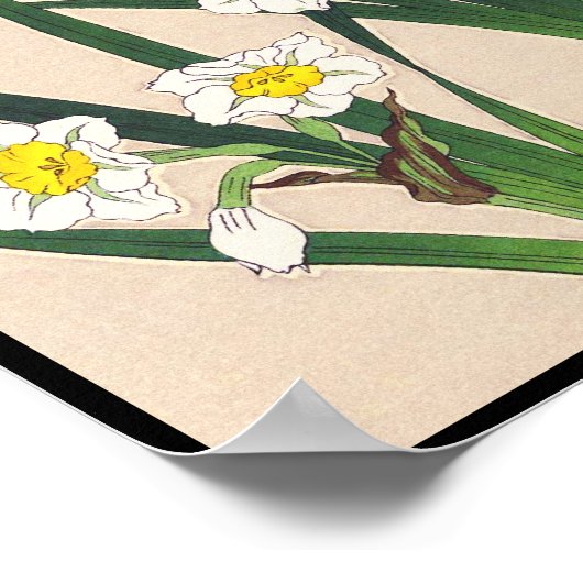 日本のフローラカレンダー河原崎書道日本 ポスター (角)