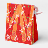 日本のフローラ着物柄春 フェイバーボックス (裏面サイド)