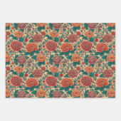 日本のフローラ系列II ラッピングペーパーシート (正面3)