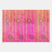 日本のプリントの水掛け紙 ラッピングペーパーシート (正面3)