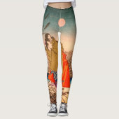 日本のプリントレギンス レギンス (正面)