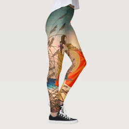 日本のプリントレギンス レギンス