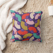 日本のポップアートファン クッション (ブランケット)