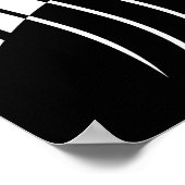 日本のポップ・アートの芸 ポスター (角)