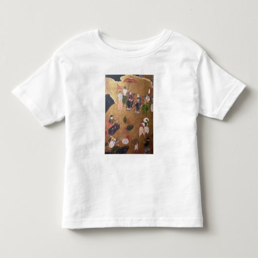 日本のポルトガル人の到着 トドラーTシャツ (正面)