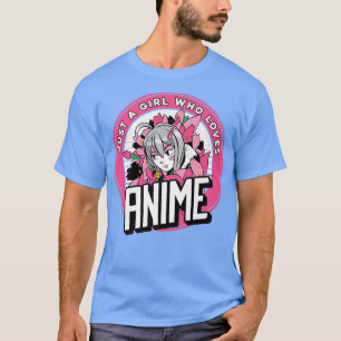 日本のマンガアニメはアニメが大好きな女の子。 Tシャツ